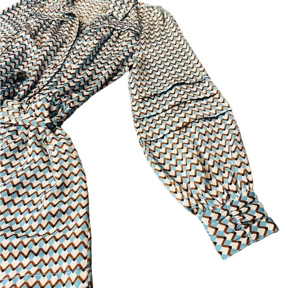 FATE WOMENS COLORFUL ABSTRACT PATTERN BELTED ROMERO SIZE SMALL - Picture 12 of 15